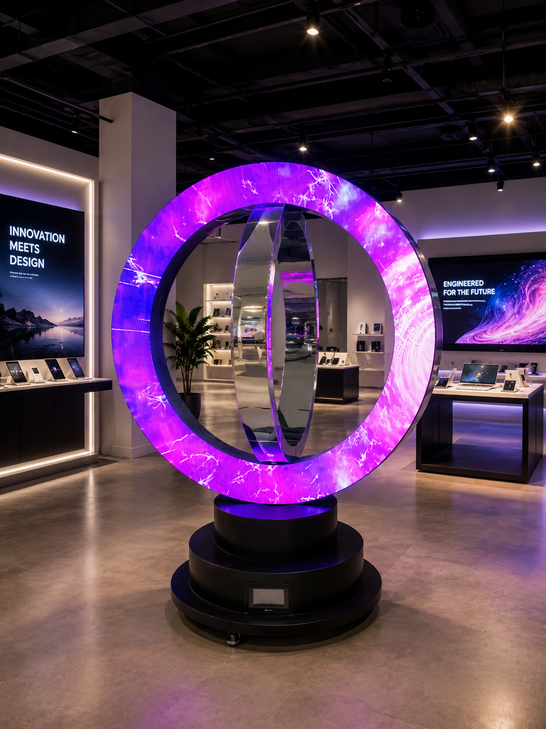 LED Mechanical Circular Screen — 1