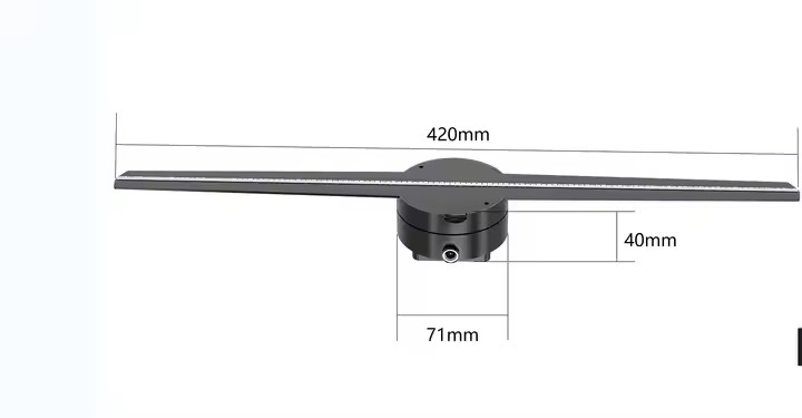 Spinning Holo 3D LED Display — 1